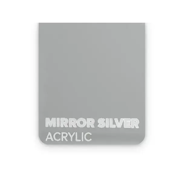 Flux | Acrylic Mirror Silver 3mm Beamo 21x30cm