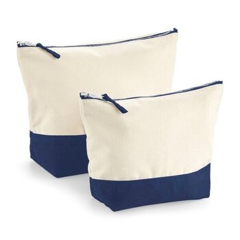 Westford Mill | Dipped Accessory Bag - Natural/Navy