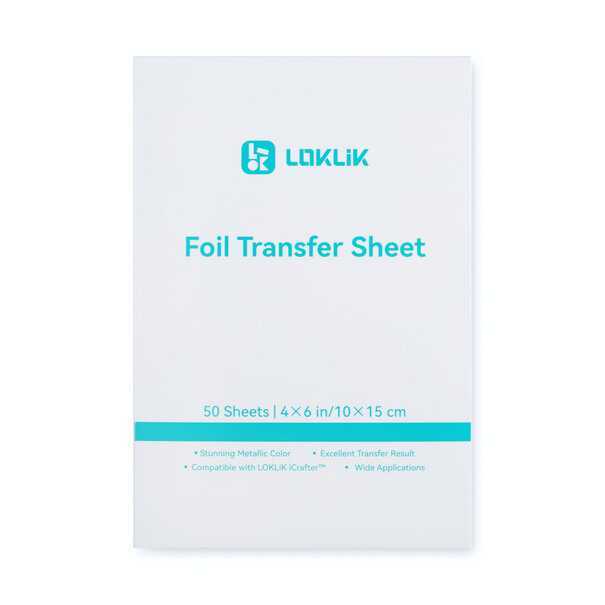 Loklik | Foil Transfer Sheets Silver - 50 pack