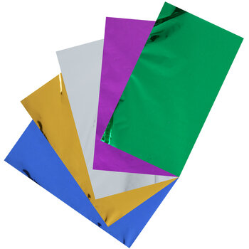 Loklik | Foil Transfer Sheets Bundle - 5 Colors - 50 pack
