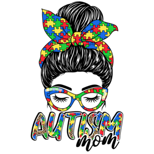 Textieltransfer DTF "Autism Mom"