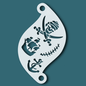 Superstar | Face Paint Stencil PIRATE