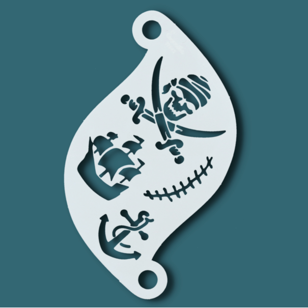 Superstar | Face Paint Stencil PIRATE