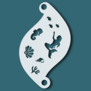 Face paint Stencil Mermaid