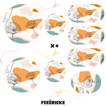 Feeërieke | Jesmonite Inlay - Abstract Botanica