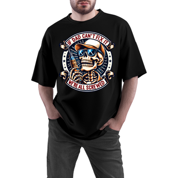 Textieltransfer DTF  "Screwed Skeleton"