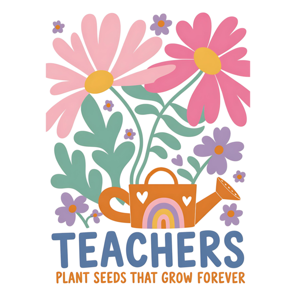 Feeërieke | Textieltransfer DTF "Teachers plant seeds"