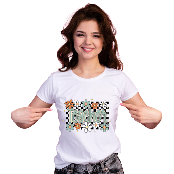 Feeërieke | Textieltransfer DTF "Retro Teacher"