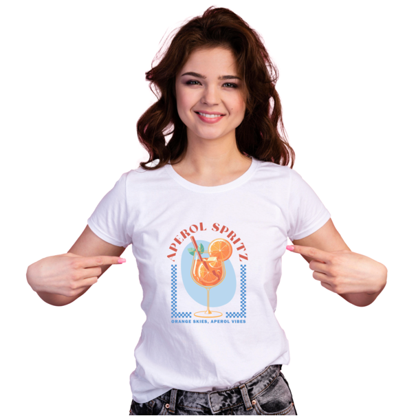 Feeërieke | Textieltransfer DTF "Aperol Spritz"