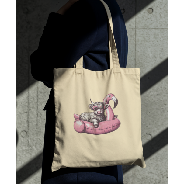 Feeërieke | Textieltransfer DTF "Summer Highland Cow"