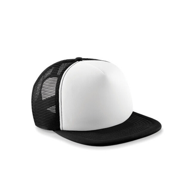 Junior Vintage Trucker Cap - Black & White