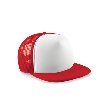 Beechfield | Junior Vintage Trucker - Classic Red & White
