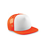 Junior Vintage Trucker Cap - Orange & White