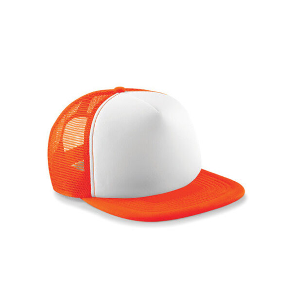 Beechfield | Junior Vintage Trucker Cap - Orange & White