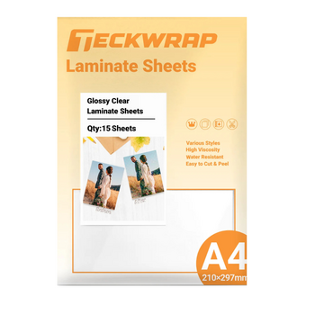 TeckwrapCraft | Glossy Clear Laminate Sheets TeckwrapCraft