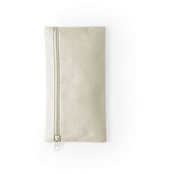 Pennenzak met rits - Beige