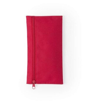 Pennenzak met rits - Rood
