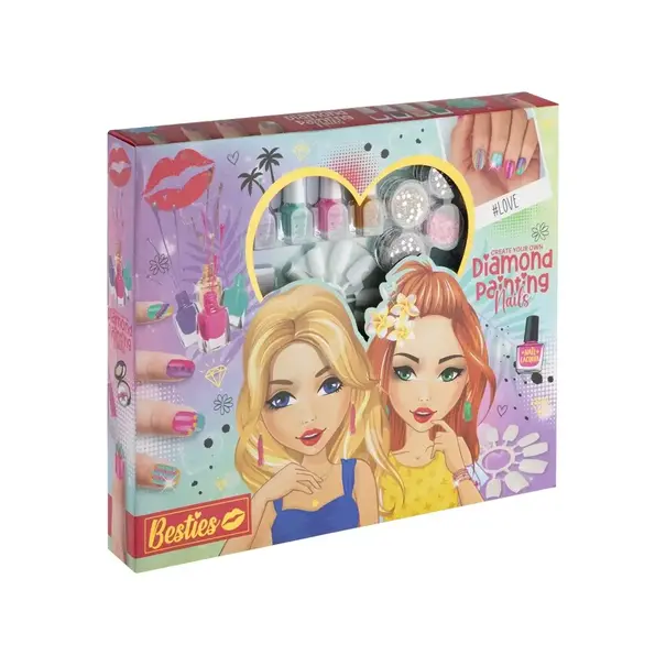 Besties | Diamond Painting Nail Set