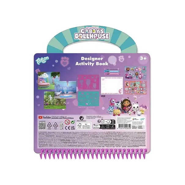 Totum |  Gabby's Poppenhuis - Knutsel Activiteitenboek