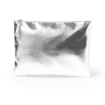Metallic beauty bag - Silver