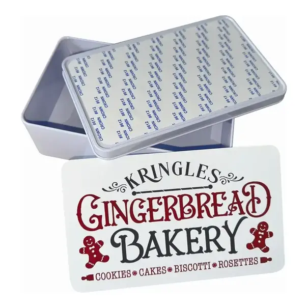 Subli Rectangle Metal Tin off-white