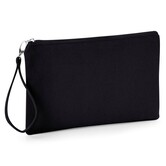 Canvas Wristlet -  Black/Black