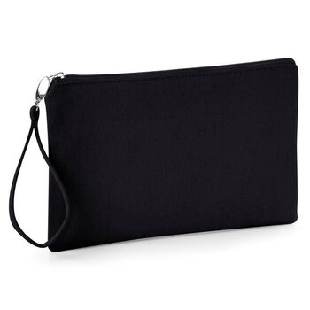 Westford Mill | Canvas Wristlet -  Black/Black