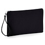 Canvas Wristlet -  Black/Black