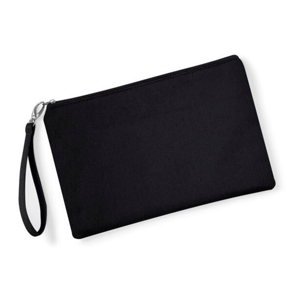 Westford Mill | Canvas Wristlet -  Black/Black