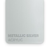 Acrylic Metallic Silver 3mm