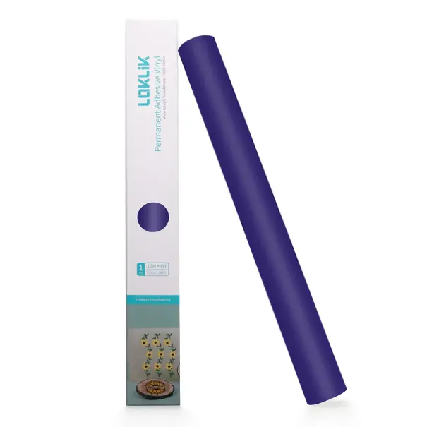 Loklik | LOKLiK Permanent Adhesive Vinyl Matte - Purple - 30.5cm x 180 cm