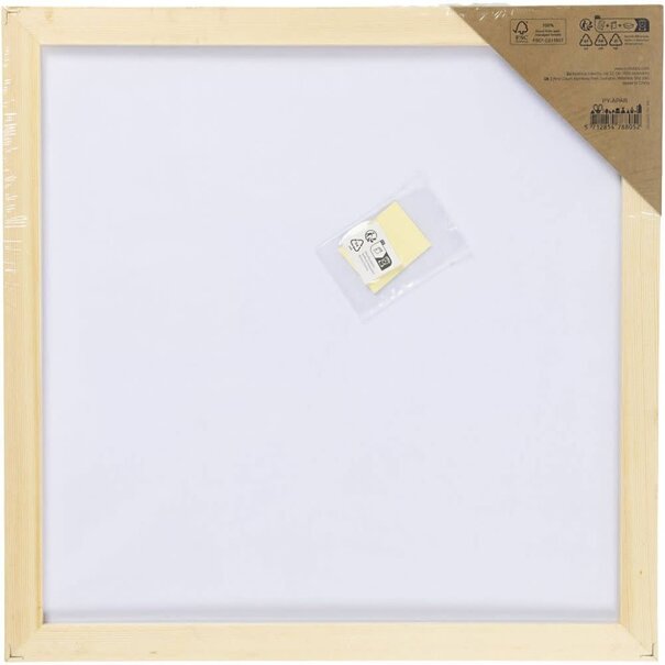 Canvas paneel met lijst 30x30 cm