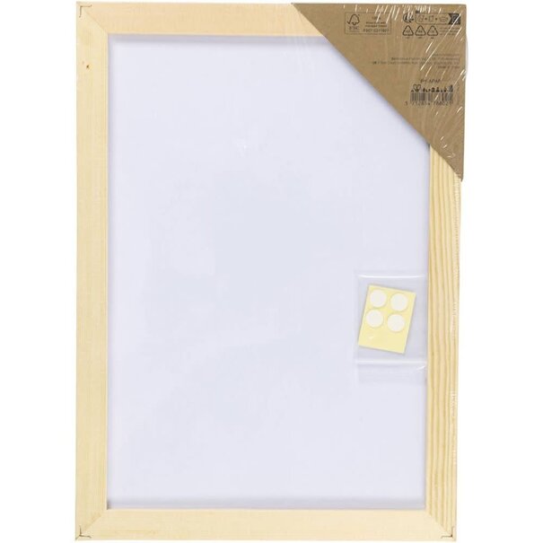 Canvas paneel met lijst 21x29,7 cm