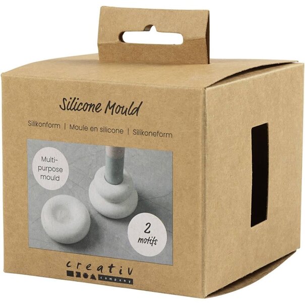 Creativ Company | Silicone mallen - Donutvormige kandelaars