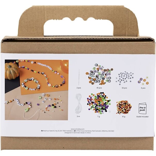 Creativ Company | Mini Hobbyset Halloween-sieraden – Met Letterkralen