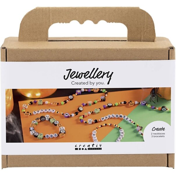 Creativ Company | Mini Hobbyset Halloween-sieraden – Met Letterkralen