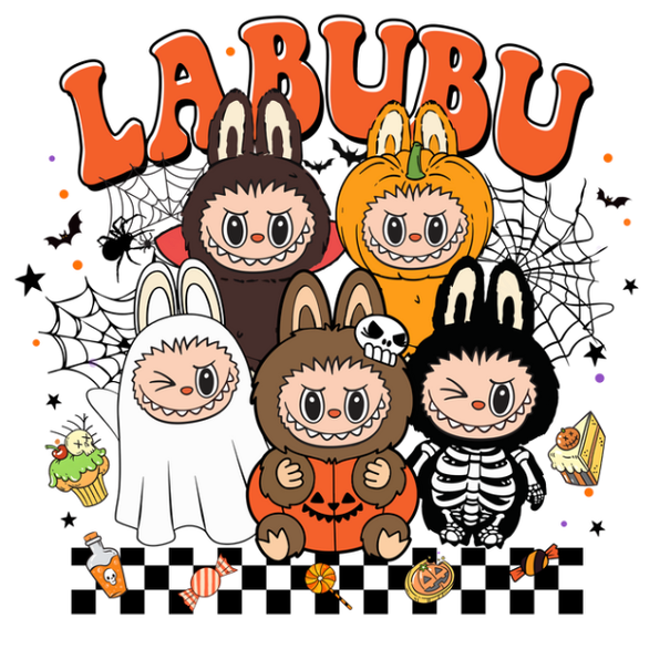 Feeërieke | Textieltransfer DTF "Spooky Labubu Squad"