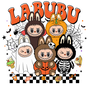 Textieltransfer DTF "Spooky Labubu Squad"
