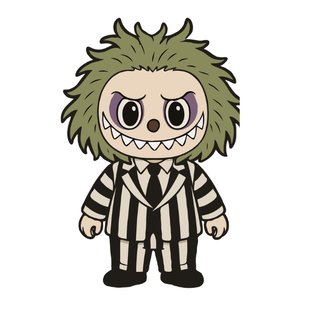 Textieltransfer DTF "BEETLEJUICE X Labubu"