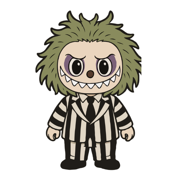 Feeërieke | Textieltransfer DTF "BEETLEJUICE X Labubu"