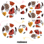 Jesmonite Inlay - Fall Abstract Leaves