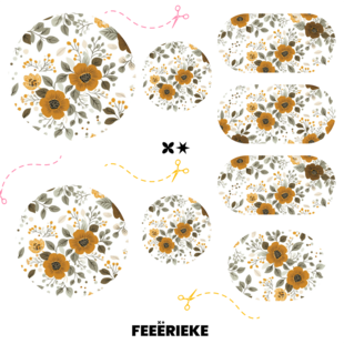 Jesmonite Inlay - Autumn Floral