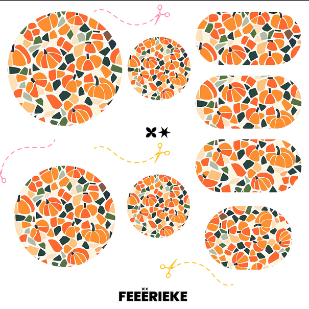 Feeërieke | Jesmonite Inlay - Pumpkin Mosaic