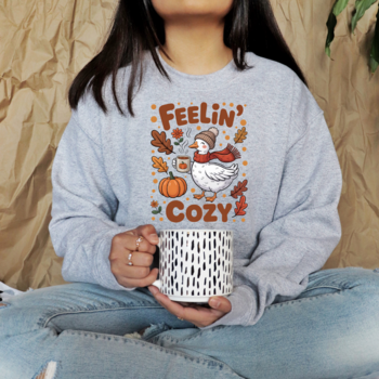 Feeërieke | Textieltransfer DTF "Feeling Cozy Fall Goose"