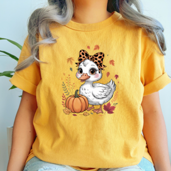 Feeërieke | Textieltransfer DTF "Autumn Duck Bow"