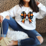 Textieltransfer DTF "Spooky Halloween Coquette Bow"