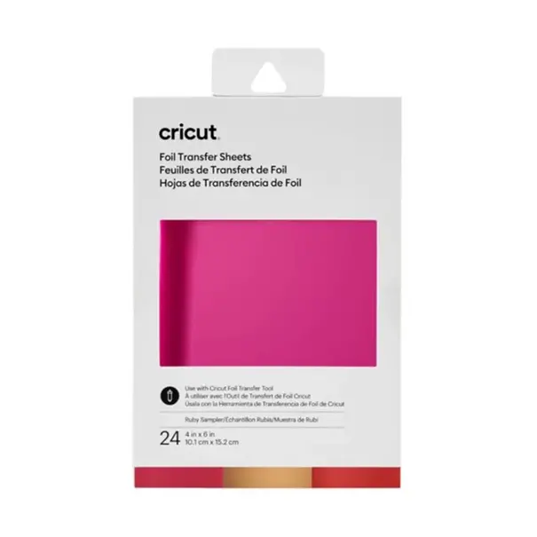 Cricut | Cricut Foil Transfer Sheets Ruby Sampler / 10x15cm (24st)