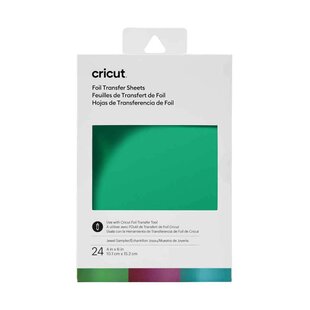 Cricut Foil Transfer Sheets Jewel Sampler / 10x15cm (24st)