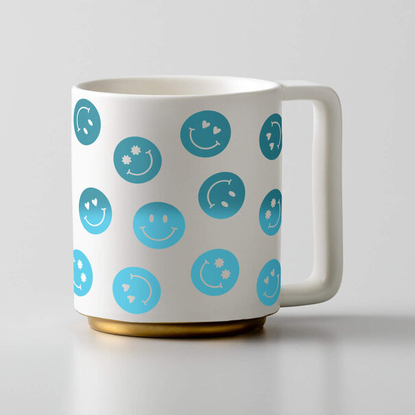 Cricut | Color-Changing Vinyl Permanent Heat-Activated Turquoise - Light Blue (1 sheet)