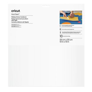 Cricut Smart Sticker Cardstock 33x33cm White (10st)